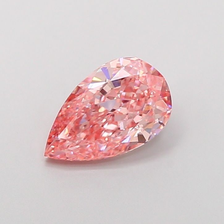 Loose Diamond - PEAR 2.08ct Fancy Vivid Pink VS1: Loose Diamond - PEAR 2.08ct Fancy Vivid Pink VS1 Source: This is a real non-mined Diamond that has been grown in a lab Shape: PEAR Carats: 2.08 Color: Fancy Vivid Pink Certification: IGI Video: