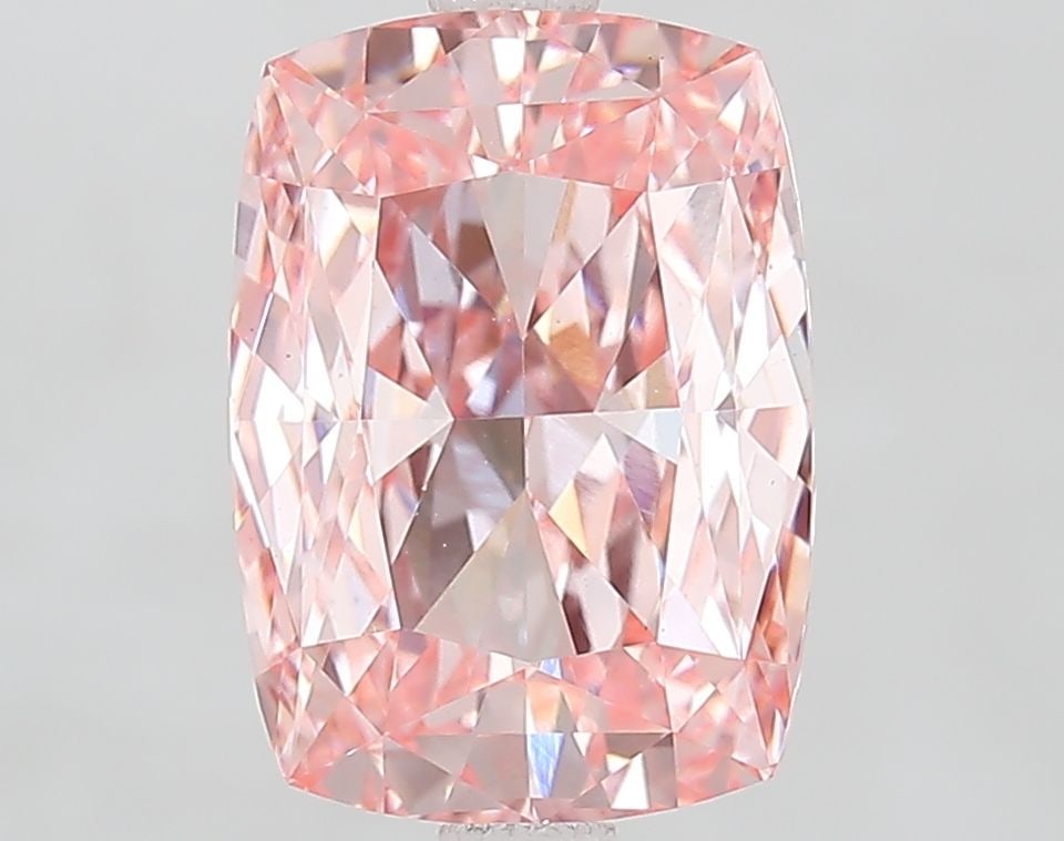 Loose Diamond - CUSHION MODIFIED 3.5ct Fancy Vivid Pink VS1: Loose Diamond - CUSHION MODIFIED 3.5ct Fancy Vivid Pink VS1 Source: This is a real non-mined Diamond that has been grown in a lab Shape: CUSHION MODIFIED Carats: 3.5 Color: Fancy Vivid Pink Certificat