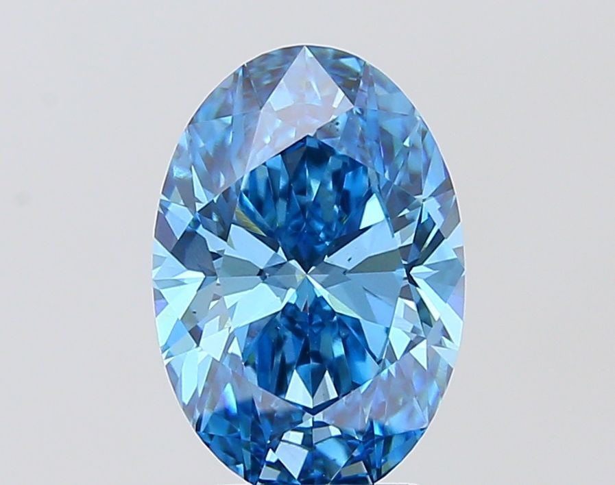 Loose Diamond - OVAL 3.51ct Fancy Vivid Blue VS2: Loose Diamond - OVAL 3.51ct Fancy Vivid Blue VS2 Source: This is a real non-mined Diamond that has been grown in a lab Shape: OVAL Carats: 3.51 Color: Fancy Vivid Blue Certification: IGI Video:
