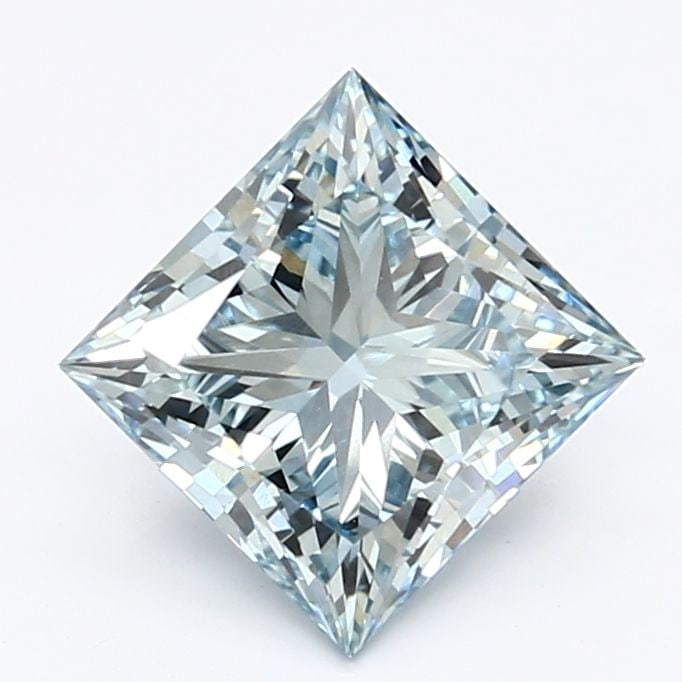 Loose Diamond - PRINCESS 1.8ct Fancy Intense Blue VS1: Loose Diamond - PRINCESS 1.8ct Fancy Intense Blue VS1 Source: This is a real non-mined Diamond that has been grown in a lab Shape: PRINCESS Carats: 1.8 Color: Fancy Intense Blue Certification: IGI Vid