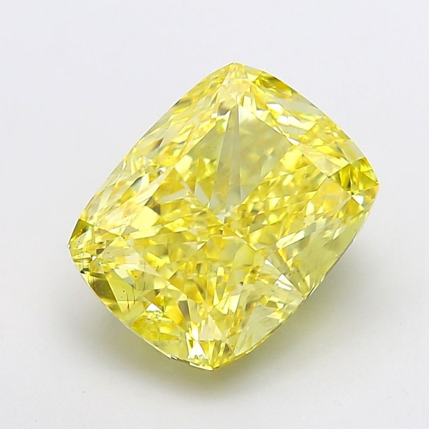 Loose Diamond - CUSHION MODIFIED 7.09ct Fancy Intense Yellow VS2: Loose Diamond - CUSHION MODIFIED 7.09ct Fancy Intense Yellow VS2 Source: This is a real non-mined Diamond that has been grown in a lab Shape: CUSHION MODIFIED Carats: 7.09 Color: Fancy Intense Yellow 