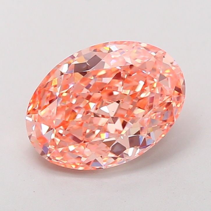 Loose Diamond - OVAL 2.71ct Fancy Vivid Pink VS1: Loose Diamond - OVAL 2.71ct Fancy Vivid Pink VS1 Source: This is a real non-mined Diamond that has been grown in a lab Shape: OVAL Carats: 2.71 Color: Fancy Vivid Pink Certification: IGI Video: