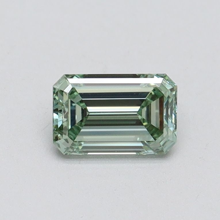 Loose Diamond - EMERALD 0.55ct Fancy Intense Green VVS2: Loose Diamond - EMERALD 0.55ct Fancy Intense Green VVS2 Source: This is a real non-mined Diamond that has been grown in a lab Shape: EMERALD Carats: 0.55 Color: Fancy Intense Green Certification: IGI 