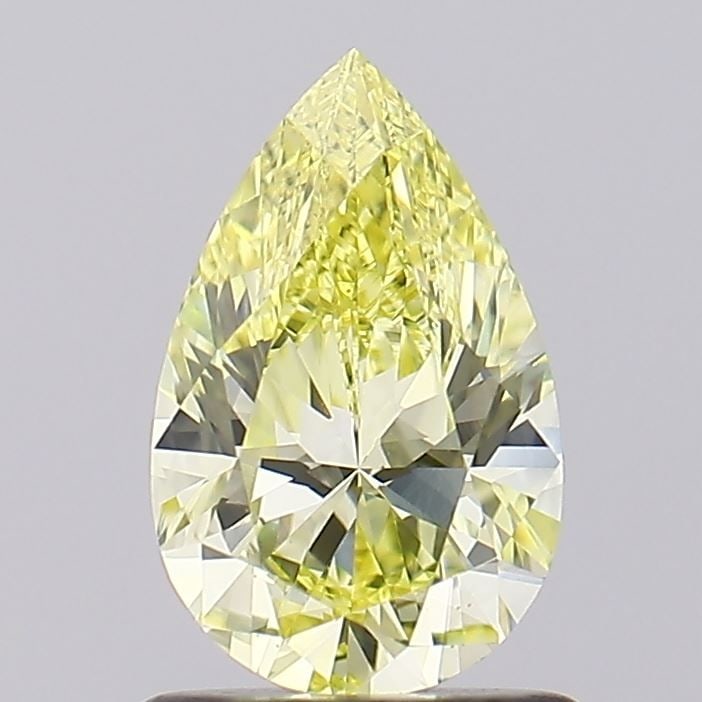 Loose Diamond - PEAR 1.0ct Fancy Yellow VS2: Loose Diamond - PEAR 1.0ct Fancy Yellow VS2 Source: This is a real non-mined Diamond that has been grown in a lab Shape: PEAR Carats: 1.0 Color: Fancy Yellow Certification: IGI Video: