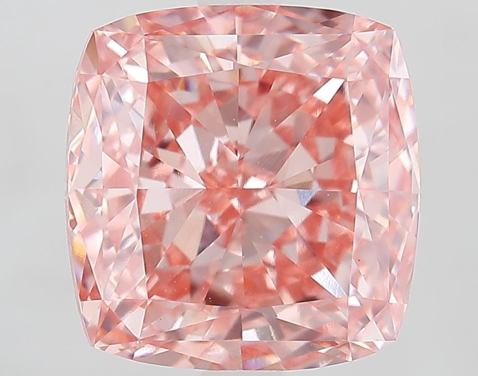 Loose Diamond - CUSHION MODIFIED 4.03ct Fancy Vivid Pink VVS2: Loose Diamond - CUSHION MODIFIED 4.03ct Fancy Vivid Pink VVS2 Source: This is a real non-mined Diamond that has been grown in a lab Shape: CUSHION MODIFIED Carats: 4.03 Color: Fancy Vivid Pink Certifi
