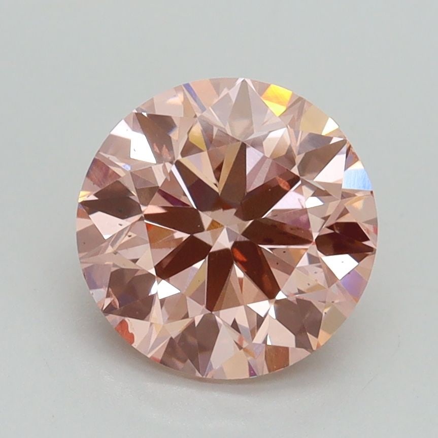 Loose Diamond - ROUND 2.0ct Fancy Intense Pink SI1: Loose Diamond - ROUND 2.0ct Fancy Intense Pink SI1 Source: This is a real non-mined Diamond that has been grown in a lab Shape: ROUND Carats: 2.0 Color: Fancy Intense Pink Certification: IGI Video: