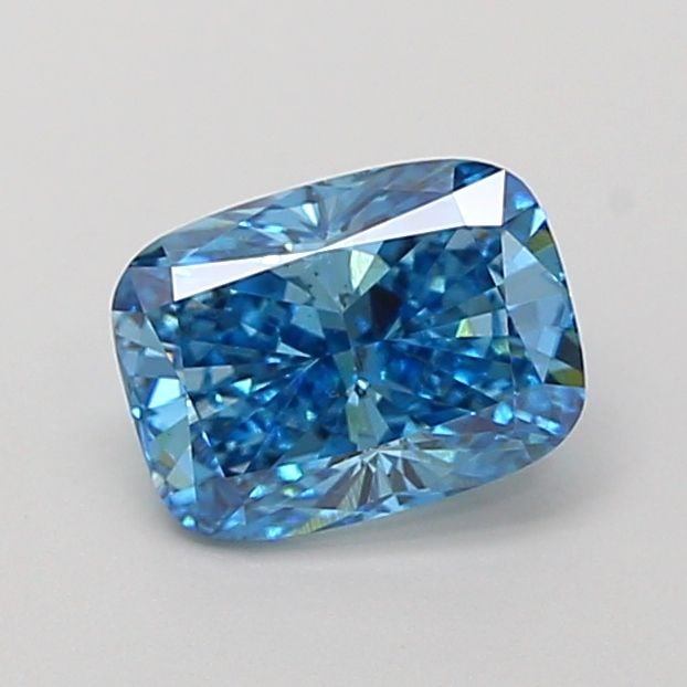 Loose Diamond - CUSHION MODIFIED 1.08ct Fancy Vivid Blue VS1: Loose Diamond - CUSHION MODIFIED 1.08ct Fancy Vivid Blue VS1 Source: This is a real non-mined Diamond that has been grown in a lab Shape: CUSHION MODIFIED Carats: 1.08 Color: Fancy Vivid Blue Certific