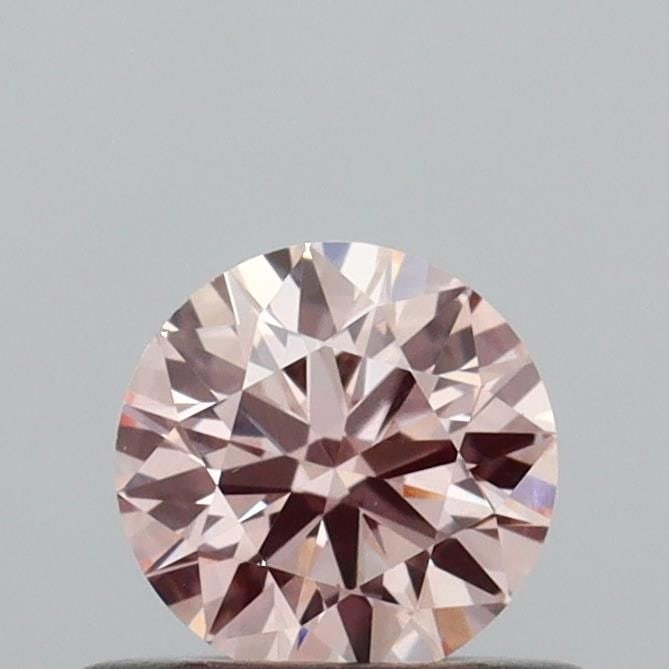 Loose Diamond - ROUND 0.43ct Fancy Light Pink VS1: Loose Diamond - ROUND 0.43ct Fancy Light Pink VS1 Source: This is a real non-mined Diamond that has been grown in a lab Shape: ROUND Carats: 0.43 Color: Fancy Light Pink Certification: IGI Video: