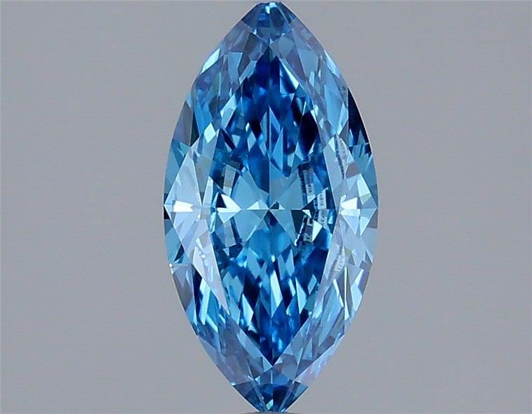 Loose Diamond - MARQUISE 1.16ct Fancy Vivid Blue VVS2: Loose Diamond - MARQUISE 1.16ct Fancy Vivid Blue VVS2 Source: This is a real non-mined Diamond that has been grown in a lab Shape: MARQUISE Carats: 1.16 Color: Fancy Vivid Blue Certification: IGI Vide