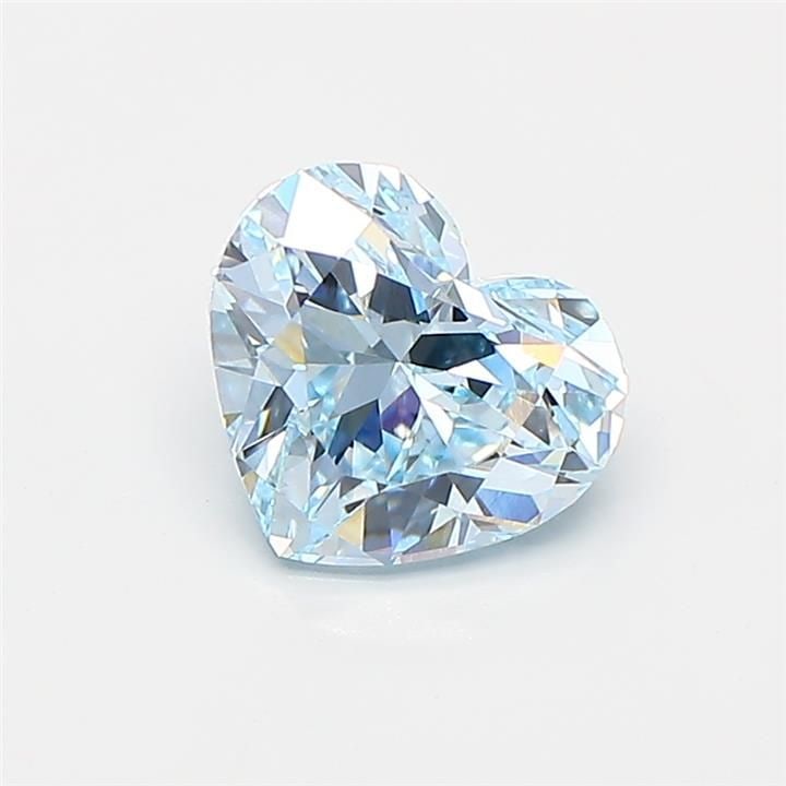 Loose Diamond - HEART 1.24ct Fancy Intense Blue VVS2: Loose Diamond - HEART 1.24ct Fancy Intense Blue VVS2 Source: This is a real non-mined Diamond that has been grown in a lab Shape: HEART Carats: 1.24 Color: Fancy Intense Blue Certification: IGI Video: