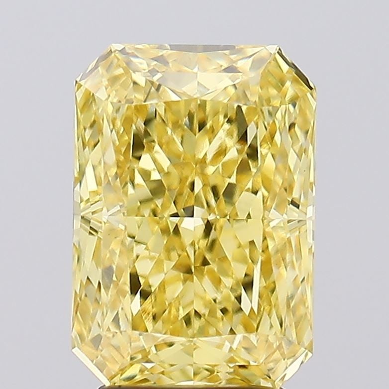 Loose Diamond - RADIANT 3.58ct Fancy Vivid Yellow VVS2: Loose Diamond - RADIANT 3.58ct Fancy Vivid Yellow VVS2 Source: This is a real non-mined Diamond that has been grown in a lab Shape: RADIANT Carats: 3.58 Color: Fancy Vivid Yellow Certification: IGI Vi