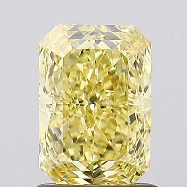 Loose Diamond - RADIANT 1.2ct Fancy Intense Yellow VS2: Loose Diamond - RADIANT 1.2ct Fancy Intense Yellow VS2 Source: This is a real non-mined Diamond that has been grown in a lab Shape: RADIANT Carats: 1.2 Color: Fancy Intense Yellow Certification: IGI V