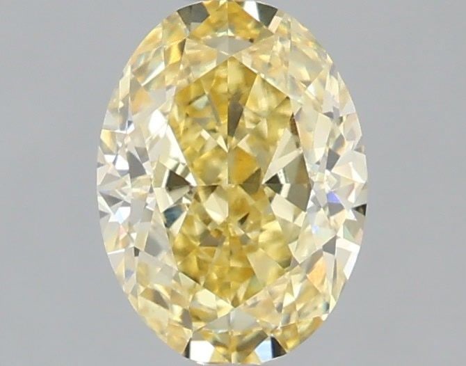 Loose Diamond - OVAL 1.12ct Fancy Intense Yellow VVS2: Loose Diamond - OVAL 1.12ct Fancy Intense Yellow VVS2 Source: This is a real non-mined Diamond that has been grown in a lab Shape: OVAL Carats: 1.12 Color: Fancy Intense Yellow Certification: IGI Vide