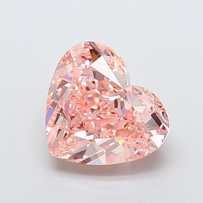 Loose Diamond - HEART 5.09ct Fancy Intense Pink VVS2: Loose Diamond - HEART 5.09ct Fancy Intense Pink VVS2 Source: This is a real non-mined Diamond that has been grown in a lab Shape: HEART Carats: 5.09 Color: Fancy Intense Pink Certification: IGI Video: