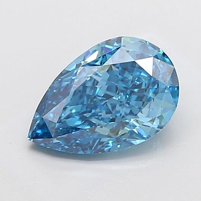 Loose Diamond - PEAR 3.13ct Fancy Vivid Blue VVS2: Loose Diamond - PEAR 3.13ct Fancy Vivid Blue VVS2 Source: This is a real non-mined Diamond that has been grown in a lab Shape: PEAR Carats: 3.13 Color: Fancy Vivid Blue Certification: IGI Video: