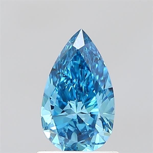 Loose Diamond - PEAR 0.96ct Fancy Vivid Blue VS2: Loose Diamond - PEAR 0.96ct Fancy Vivid Blue VS2 Source: This is a real non-mined Diamond that has been grown in a lab Shape: PEAR Carats: 0.96 Color: Fancy Vivid Blue Certification: IGI Video: