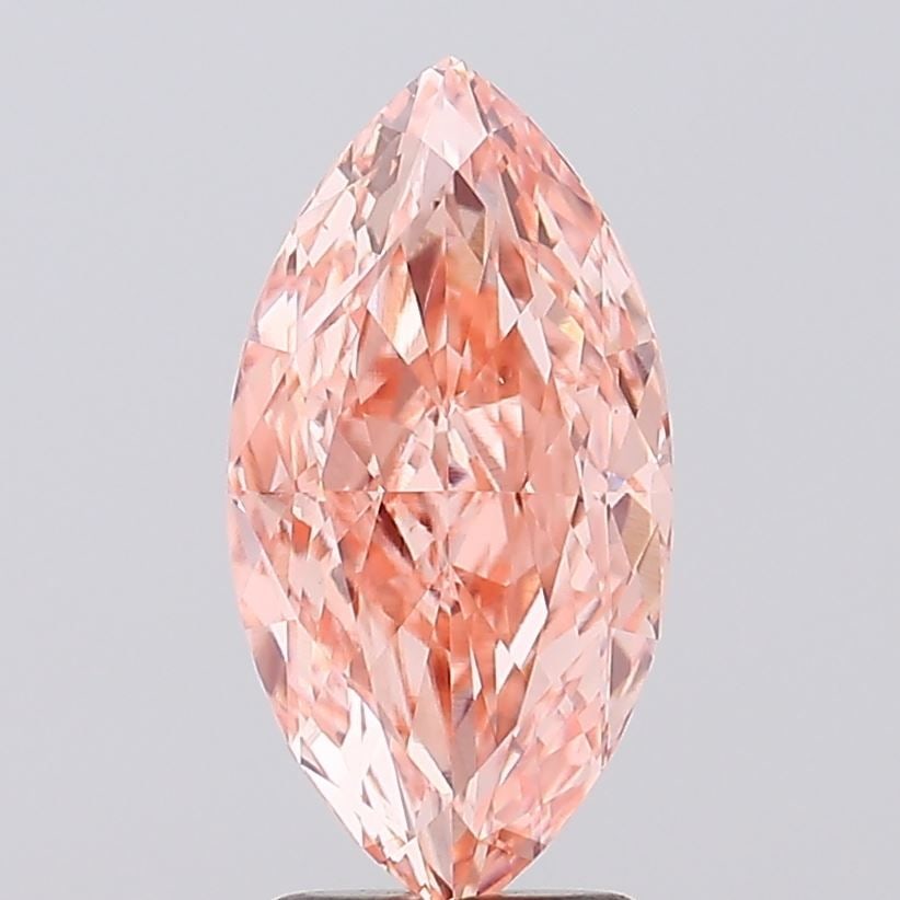 Loose Diamond - MARQUISE 3.07ct Fancy Intense Pink VVS2: Loose Diamond - MARQUISE 3.07ct Fancy Intense Pink VVS2 Source: This is a real non-mined Diamond that has been grown in a lab Shape: MARQUISE Carats: 3.07 Color: Fancy Intense Pink Certification: IGI 