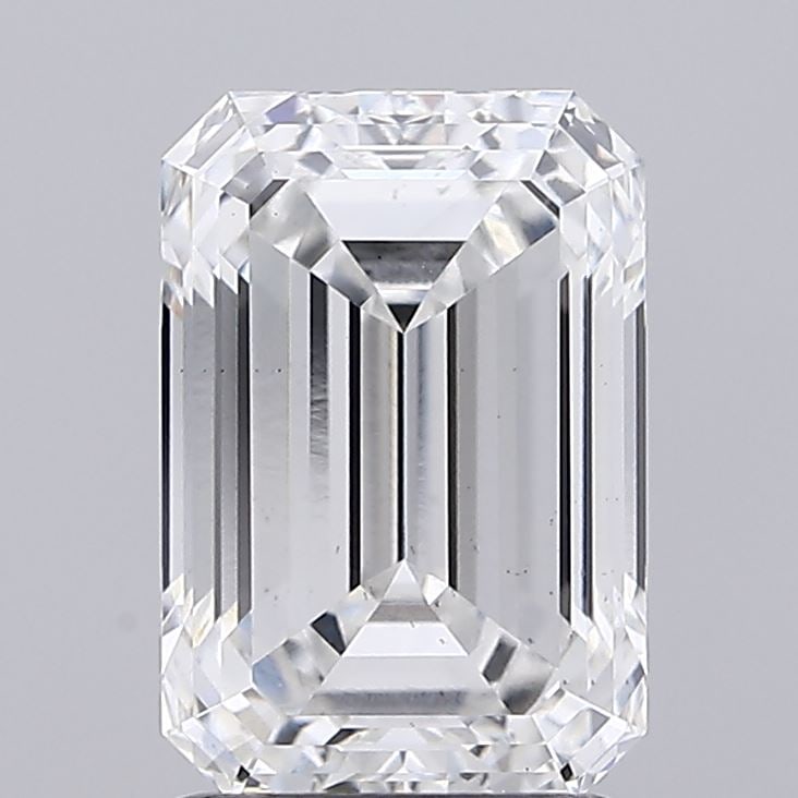 Loose Diamond - EMERALD 2.1ct F VS2: Loose Diamond - EMERALD 2.1ct F VS2 Source: This is a real non-mined Diamond that has been grown in a lab Shape: EMERALD Carats: 2.1 Color: F Clarity: VS2 Certification: GIA Condition: Pre-Owned PLEAS