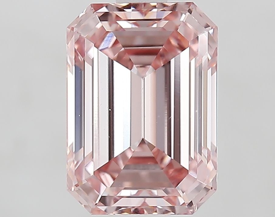 Loose Diamond - EMERALD 2.53ct Fancy Intense Pink VVS2: Loose Diamond - EMERALD 2.53ct Fancy Intense Pink VVS2 Source: This is a real non-mined Diamond that has been grown in a lab Shape: EMERALD Carats: 2.53 Color: Fancy Intense Pink Certification: IGI Vi