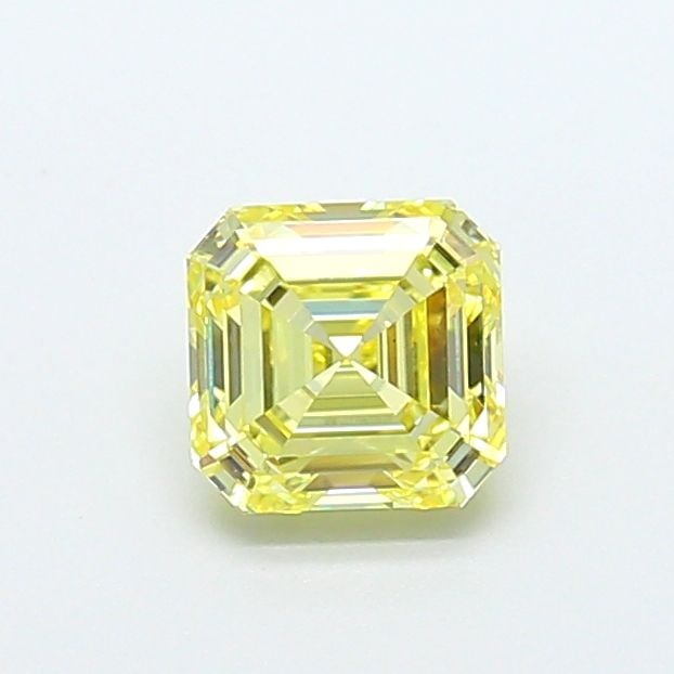 Loose Diamond - ASSCHER 1.09ct Fancy Yellow VS1: Loose Diamond - ASSCHER 1.09ct Fancy Yellow VS1 Source: This is a real non-mined Diamond that has been grown in a lab Shape: ASSCHER Carats: 1.09 Color: Fancy Yellow Certification: IGI Video:
