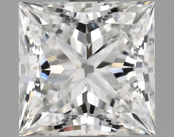 Loose Diamond - PRINCESS 2.1ct E VS2: Loose Diamond - PRINCESS 2.1ct E VS2 Source: This is a real non-mined Diamond that has been grown in a lab Shape: PRINCESS Carats: 2.1 Color: E Clarity: VS2 Certification: IGI Condition: Pre-Owned PLE