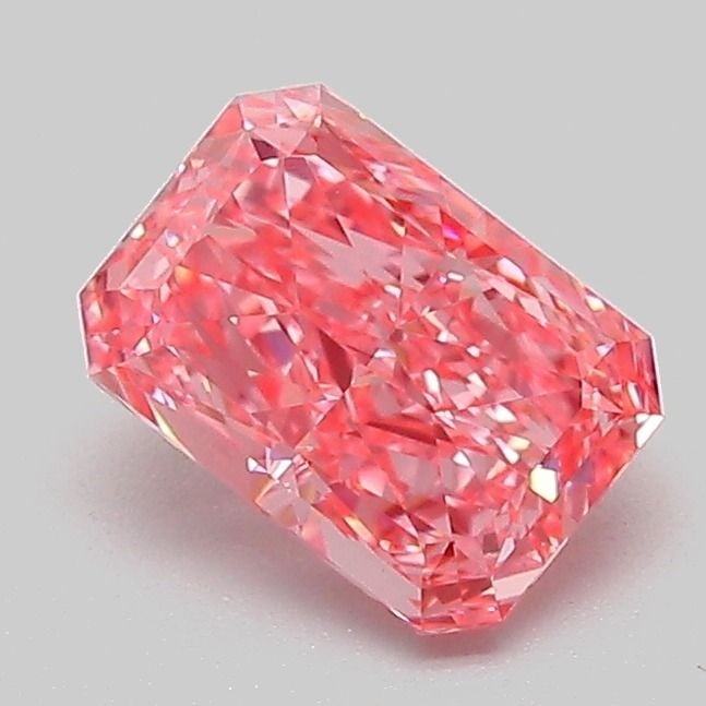 Loose Diamond - RADIANT 1.09ct Fancy Vivid Pink VVS2: Loose Diamond - RADIANT 1.09ct Fancy Vivid Pink VVS2 Source: This is a real non-mined Diamond that has been grown in a lab Shape: RADIANT Carats: 1.09 Color: Fancy Vivid Pink Certification: IGI Video: