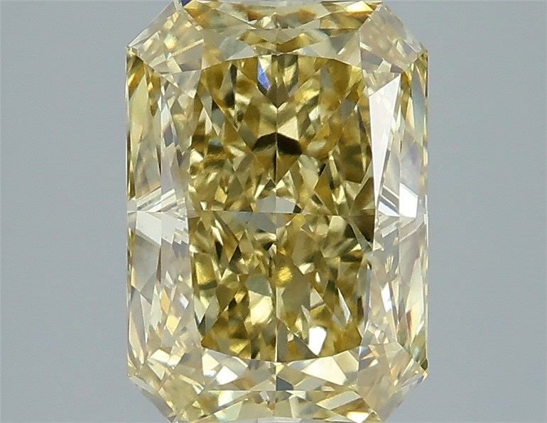 Loose Diamond - RADIANT 3.06ct Fancy Yellow VS2: Loose Diamond - RADIANT 3.06ct Fancy Yellow VS2 Source: This is a real non-mined Diamond that has been grown in a lab Shape: RADIANT Carats: 3.06 Color: Fancy Yellow Certification: IGI Video: