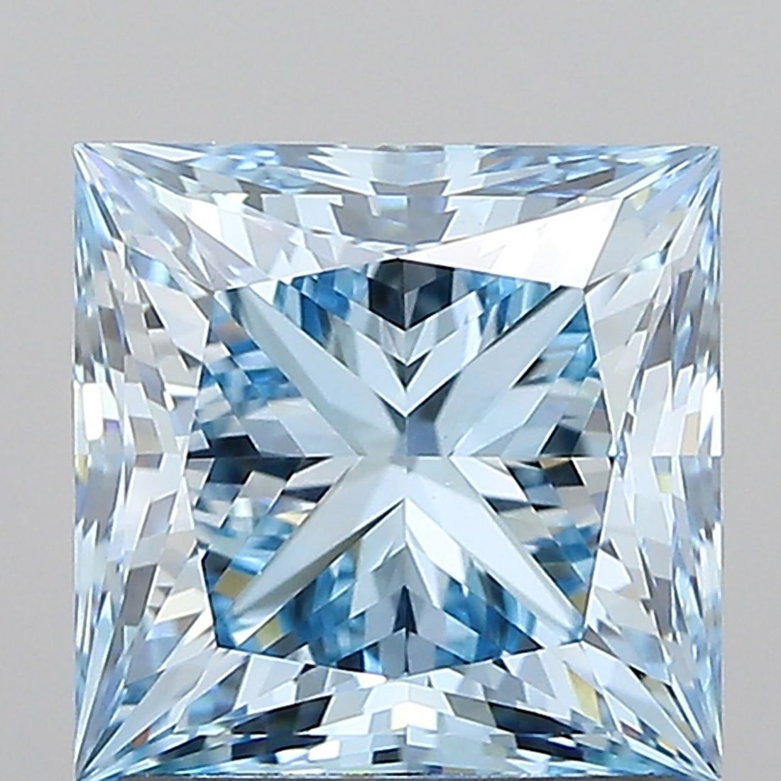 Loose Diamond - PRINCESS 2.0ct Fancy Vivid Blue VS1: Loose Diamond - PRINCESS 2.0ct Fancy Vivid Blue VS1 Source: This is a real non-mined Diamond that has been grown in a lab Shape: PRINCESS Carats: 2.0 Color: Fancy Vivid Blue Certification: IGI Video: