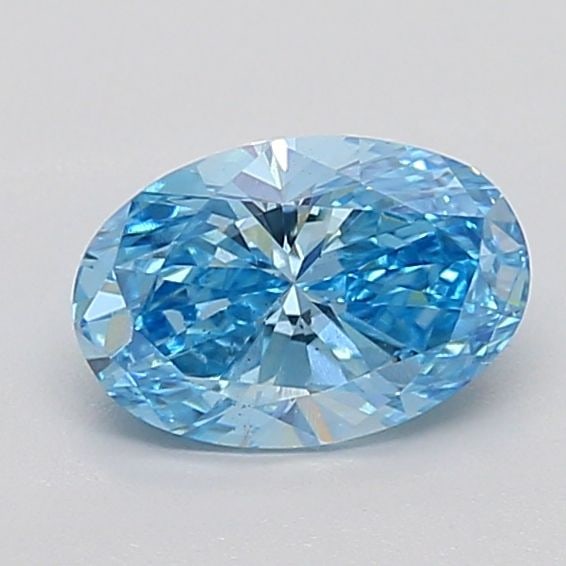 Loose Diamond - OVAL 0.83ct Fancy Vivid Blue VS2: Loose Diamond - OVAL 0.83ct Fancy Vivid Blue VS2 Source: This is a real non-mined Diamond that has been grown in a lab Shape: OVAL Carats: 0.83 Color: Fancy Vivid Blue Certification: IGI PLEASE NOTE: 