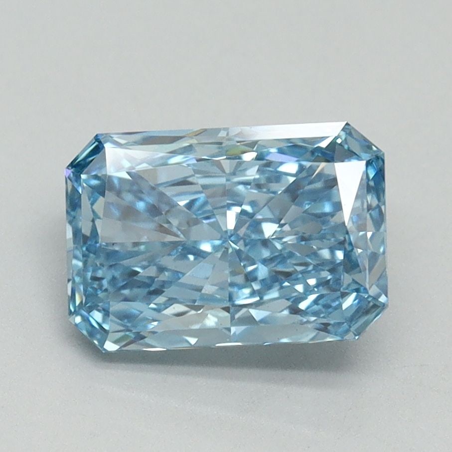 Loose Diamond - RADIANT 1.71ct Fancy Vivid Blue VS1: Loose Diamond - RADIANT 1.71ct Fancy Vivid Blue VS1 Source: This is a real non-mined Diamond that has been grown in a lab Shape: RADIANT Carats: 1.71 Color: Fancy Vivid Blue Certification: IGI Video: