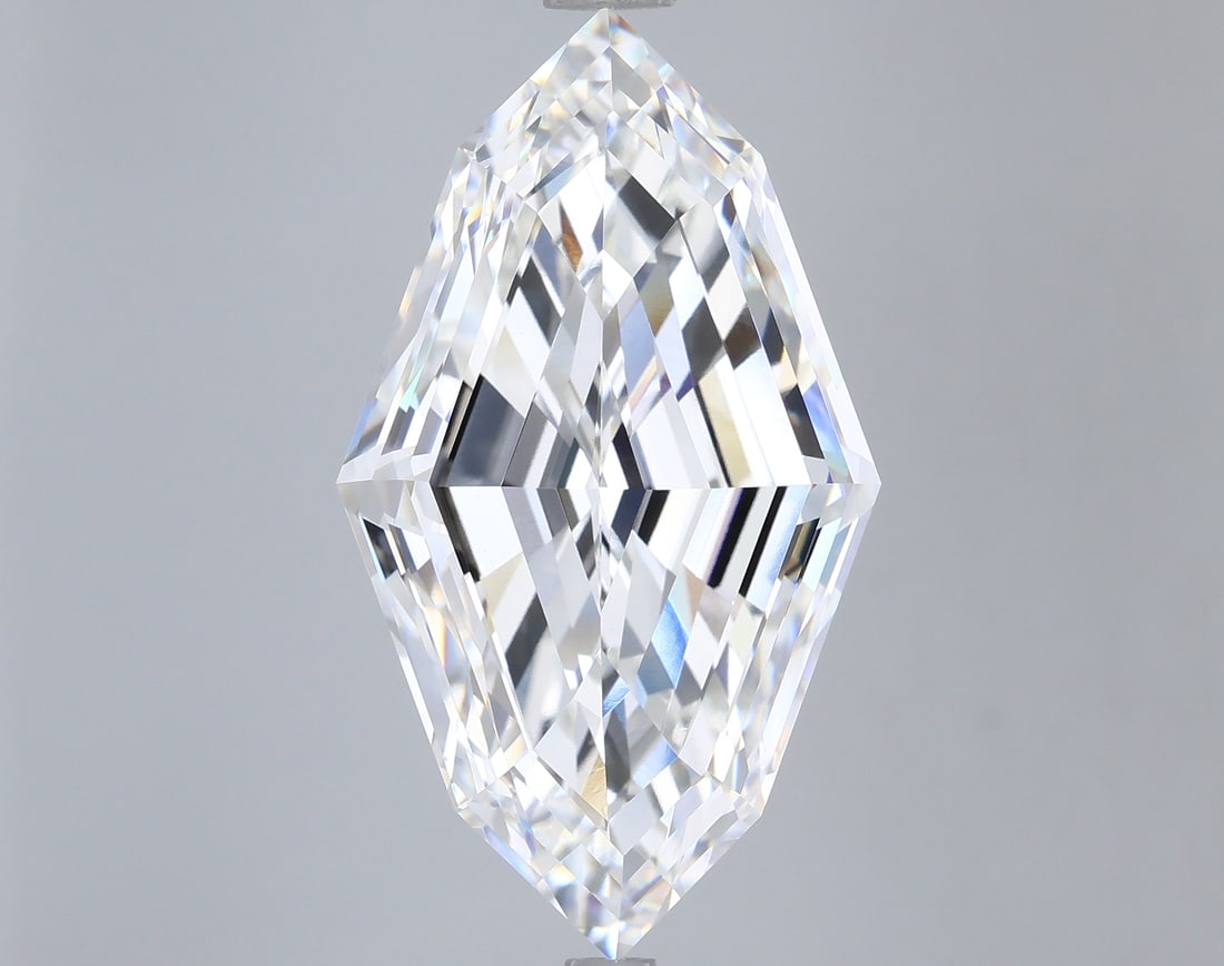 Loose Diamond - MARQUISE STEP CUT 13.1ct F VVS2: Loose Diamond - MARQUISE STEP CUT 13.1ct F VVS2 Source: This is a real non-mined Diamond that has been grown in a lab Shape: MARQUISE STEP CUT Carats: 13.1 Color: F Clarity: VVS2 Certification: IGI Co