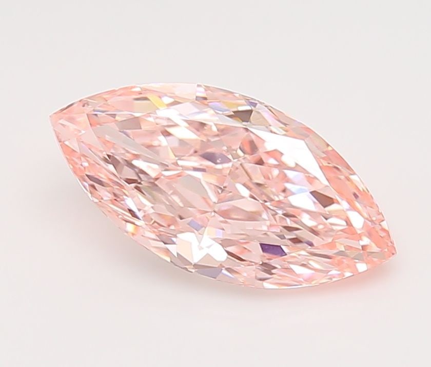 Loose Diamond - MARQUISE 2.57ct Fancy Vivid Pink VVS1: Loose Diamond - MARQUISE 2.57ct Fancy Vivid Pink VVS1 Source: This is a real non-mined Diamond that has been grown in a lab Shape: MARQUISE Carats: 2.57 Color: Fancy Vivid Pink Certification: IGI Vide
