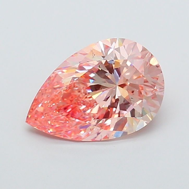 Loose Diamond - PEAR 3.18ct Fancy Intense Pink VS2: Loose Diamond - PEAR 3.18ct Fancy Intense Pink VS2 Source: This is a real non-mined Diamond that has been grown in a lab Shape: PEAR Carats: 3.18 Color: Fancy Intense Pink Certification: IGI Video: