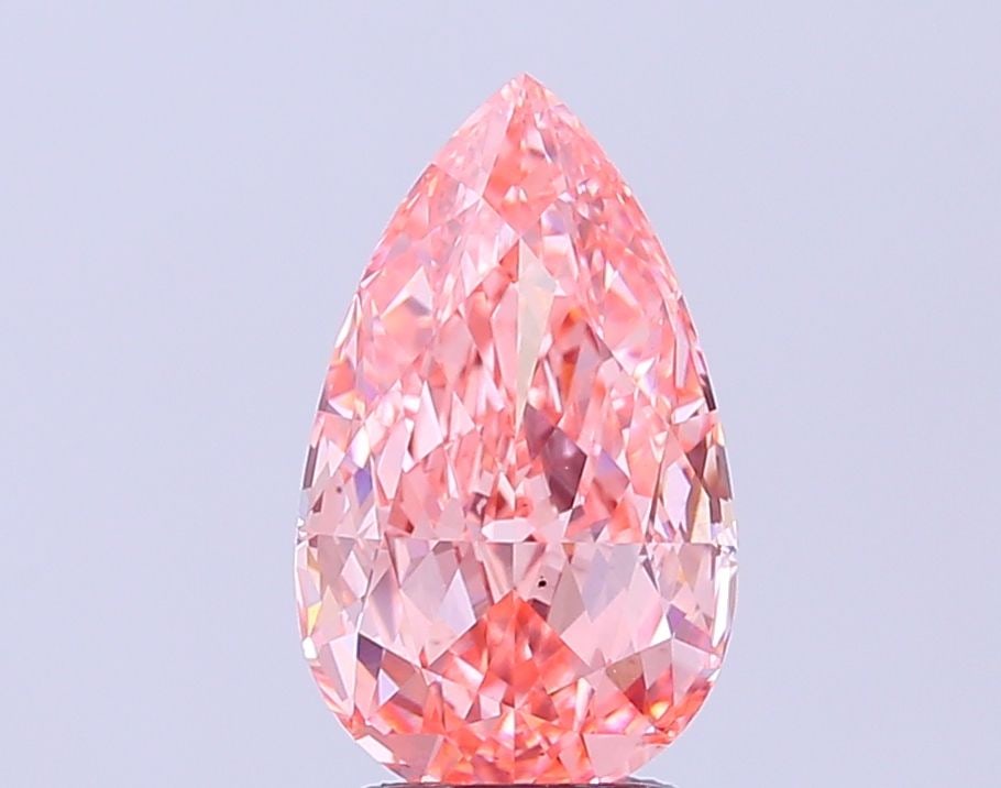 Loose Diamond - PEAR 3.09ct Fancy Vivid Pink VS2: Loose Diamond - PEAR 3.09ct Fancy Vivid Pink VS2 Source: This is a real non-mined Diamond that has been grown in a lab Shape: PEAR Carats: 3.09 Color: Fancy Vivid Pink Certification: IGI Video: