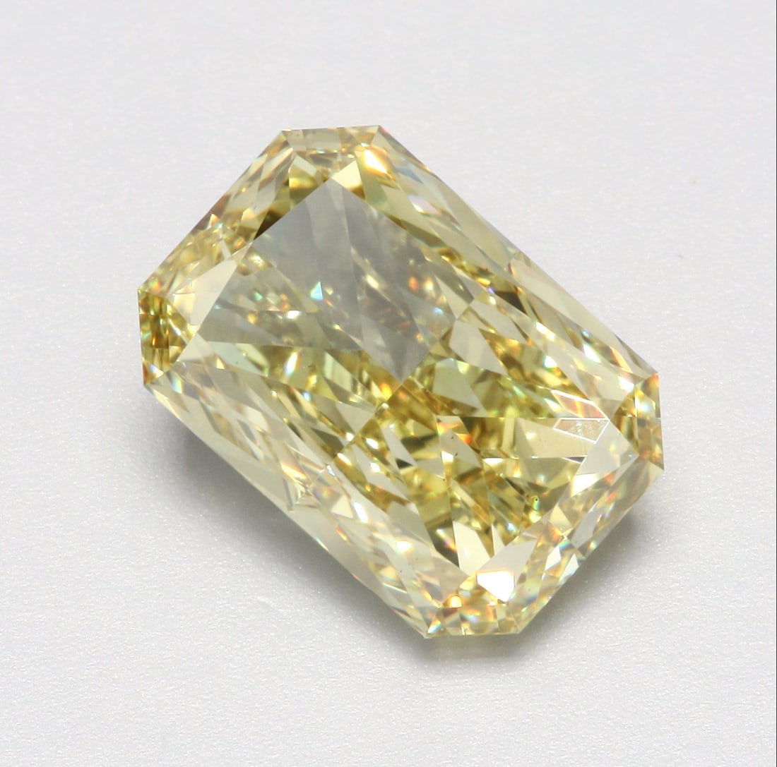 Loose Diamond - RADIANT 5.02ct Fancy Intense Yellow VS2 (1 of 1)