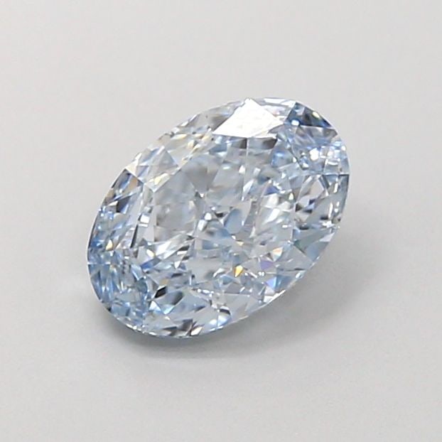 Loose Diamond - OVAL 1.01ct Fancy Intense Blue IF: Loose Diamond - OVAL 1.01ct Fancy Intense Blue IF Source: This is a real non-mined Diamond that has been grown in a lab Shape: OVAL Carats: 1.01 Color: Fancy Intense Blue Certification: IGI Video: