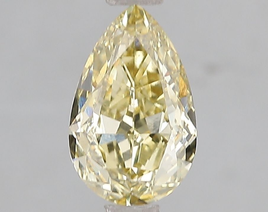 Loose Diamond - PEAR 1.54ct Fancy Intense Yellow VS2: Loose Diamond - PEAR 1.54ct Fancy Intense Yellow VS2 Source: This is a real non-mined Diamond that has been grown in a lab Shape: PEAR Carats: 1.54 Color: Fancy Intense Yellow Certification: IGI Video