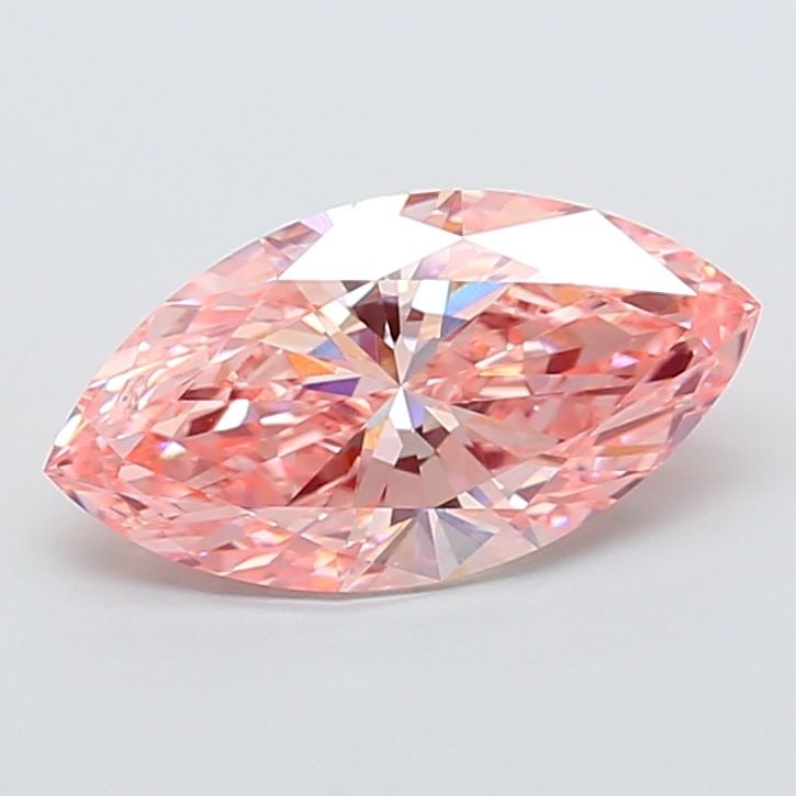 Loose Diamond - MARQUISE 3.04ct Fancy Vivid Pink VVS2: Loose Diamond - MARQUISE 3.04ct Fancy Vivid Pink VVS2 Source: This is a real non-mined Diamond that has been grown in a lab Shape: MARQUISE Carats: 3.04 Color: Fancy Vivid Pink Certification: IGI Vide