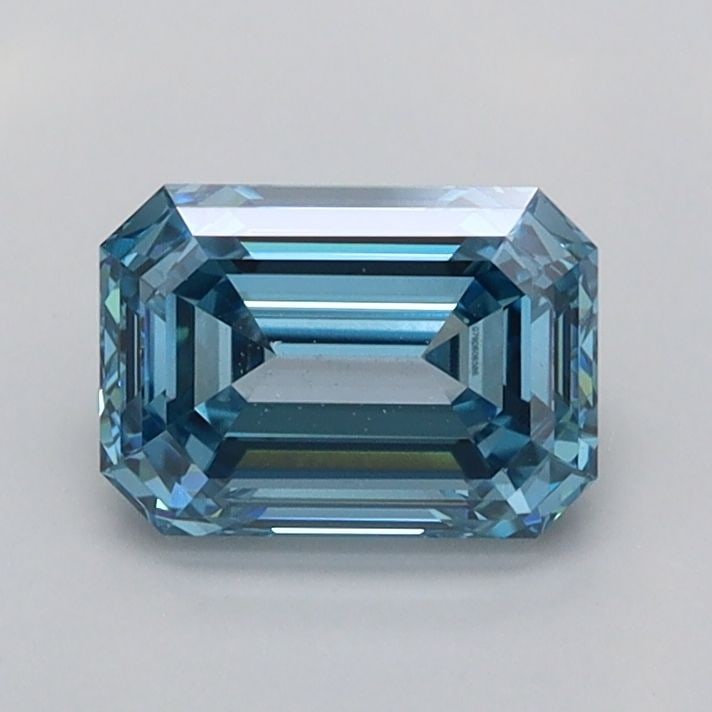 Loose Diamond - EMERALD 1.05ct Fancy Vivid Blue VVS2: Loose Diamond - EMERALD 1.05ct Fancy Vivid Blue VVS2 Source: This is a real non-mined Diamond that has been grown in a lab Shape: EMERALD Carats: 1.05 Color: Fancy Vivid Blue Certification: IGI Video: