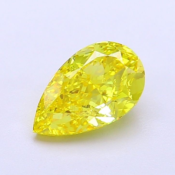 Loose Diamond - PEAR 1.51ct Fancy Vivid Yellow VVS1: Loose Diamond - PEAR 1.51ct Fancy Vivid Yellow VVS1 Source: This is a real non-mined Diamond that has been grown in a lab Shape: PEAR Carats: 1.51 Color: Fancy Vivid Yellow Certification: IGI Video: