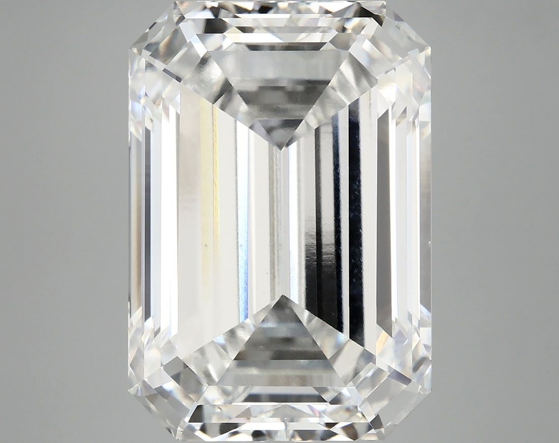 Loose Diamond - EMERALD 14.1ct F VS1: Loose Diamond - EMERALD 14.1ct F VS1 Source: This is a real non-mined Diamond that has been grown in a lab Shape: EMERALD Carats: 14.1 Color: F Clarity: VS1 Certification: IGI Condition: Pre-Owned PLE