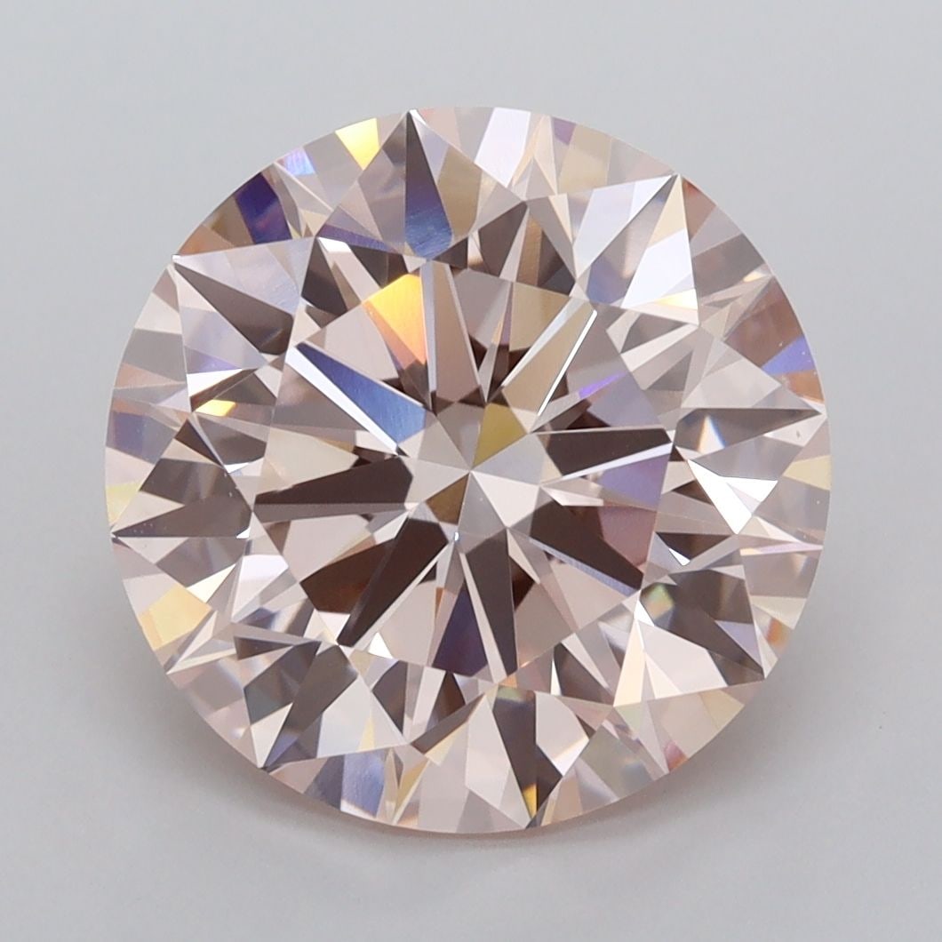 Ideal Loose Diamond - ROUND 5.05ct Fancy Intense Pink VVS2: Ideal Loose Diamond - ROUND 5.05ct Fancy Intense Pink VVS2 Source: This is a real non-mined Diamond that has been grown in a lab Shape: ROUND Carats: 5.05 Color: Fancy Intense Pink Certification: IGI 