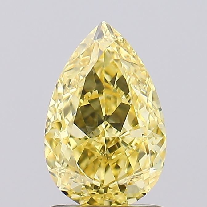 Loose Diamond - PEAR 1.5ct Fancy Vivid Yellow VS1: Loose Diamond - PEAR 1.5ct Fancy Vivid Yellow VS1 Source: This is a real non-mined Diamond that has been grown in a lab Shape: PEAR Carats: 1.5 Color: Fancy Vivid Yellow Certification: IGI Video: