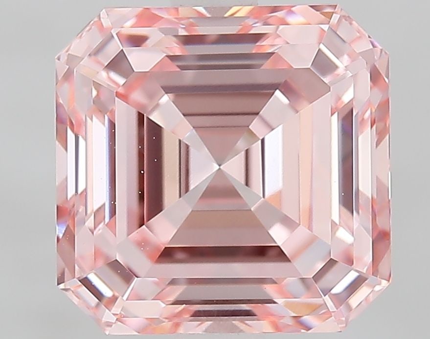 Loose Diamond - ASSCHER 3.06ct Fancy Intense Pink VVS2: Loose Diamond - ASSCHER 3.06ct Fancy Intense Pink VVS2 Source: This is a real non-mined Diamond that has been grown in a lab Shape: ASSCHER Carats: 3.06 Color: Fancy Intense Pink Certification: IGI Vi