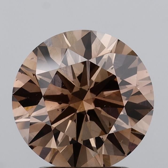 Ideal Loose Diamond - ROUND 2.07ct Fancy Brown VS2: Ideal Loose Diamond - ROUND 2.07ct Fancy Brown VS2 Source: This is a real non-mined Diamond that has been grown in a lab Shape: ROUND Carats: 2.07 Color: Fancy Brown Certification: IGI Video: