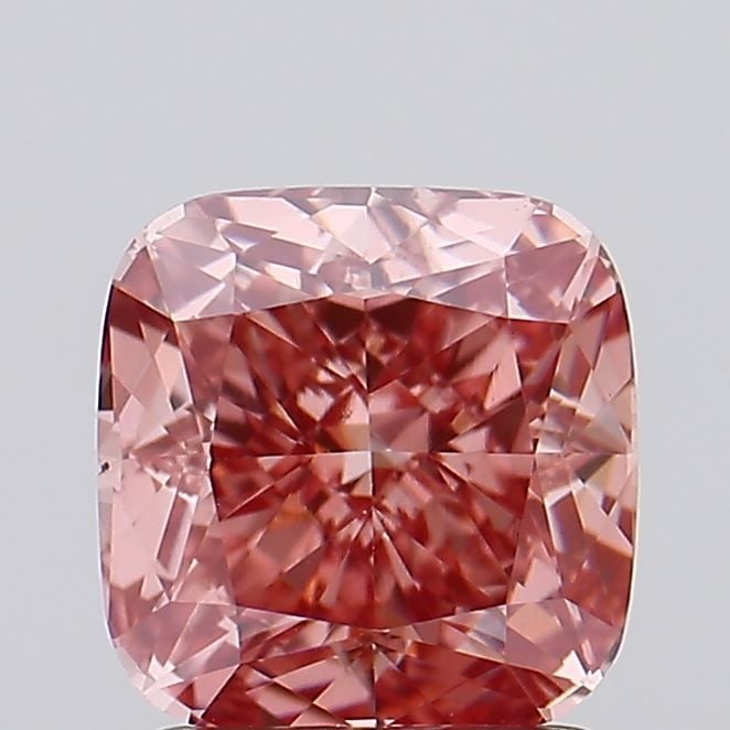 Loose Diamond - CUSHION MODIFIED 1.94ct Fancy Vivid Pink VS1: Loose Diamond - CUSHION MODIFIED 1.94ct Fancy Vivid Pink VS1 Source: This is a real non-mined Diamond that has been grown in a lab Shape: CUSHION MODIFIED Carats: 1.94 Color: Fancy Vivid Pink Certific