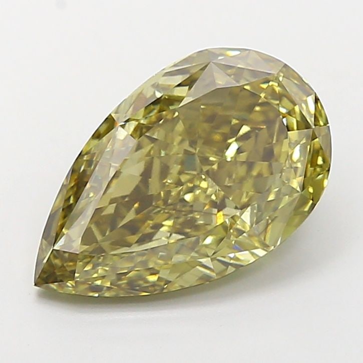 Loose Diamond - PEAR 5.04ct Fancy Vivid Yellow VS1: Loose Diamond - PEAR 5.04ct Fancy Vivid Yellow VS1 Source: This is a real non-mined Diamond that has been grown in a lab Shape: PEAR Carats: 5.04 Color: Fancy Vivid Yellow Certification: NONE Video:
