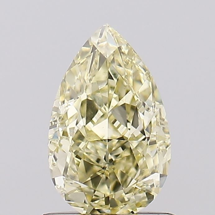Loose Diamond - PEAR 1.02ct Fancy Yellow VS1: Loose Diamond - PEAR 1.02ct Fancy Yellow VS1 Source: This is a real non-mined Diamond that has been grown in a lab Shape: PEAR Carats: 1.02 Color: Fancy Yellow Certification: IGI Video: