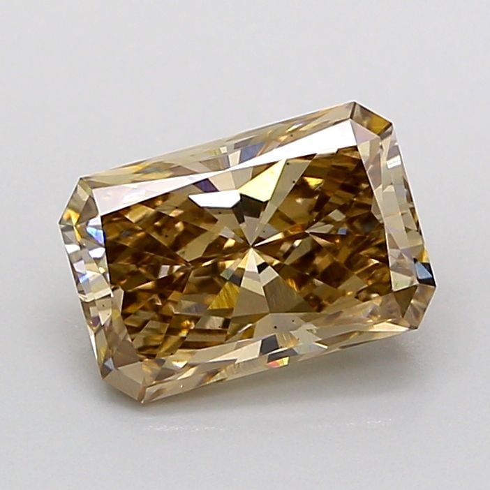 Loose Diamond - RADIANT 1.59ct Fancy Light Brown VS1: Loose Diamond - RADIANT 1.59ct Fancy Light Brown VS1 Source: This is a real non-mined Diamond that has been grown in a lab Shape: RADIANT Carats: 1.59 Color: Fancy Light Brown Certification: IGI Video