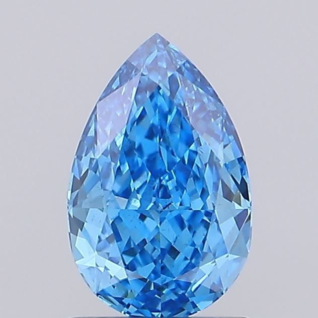 Loose Diamond - PEAR 1.25ct Fancy Vivid Blue VS2: Loose Diamond - PEAR 1.25ct Fancy Vivid Blue VS2 Source: This is a real non-mined Diamond that has been grown in a lab Shape: PEAR Carats: 1.25 Color: Fancy Vivid Blue Certification: IGI Video:
